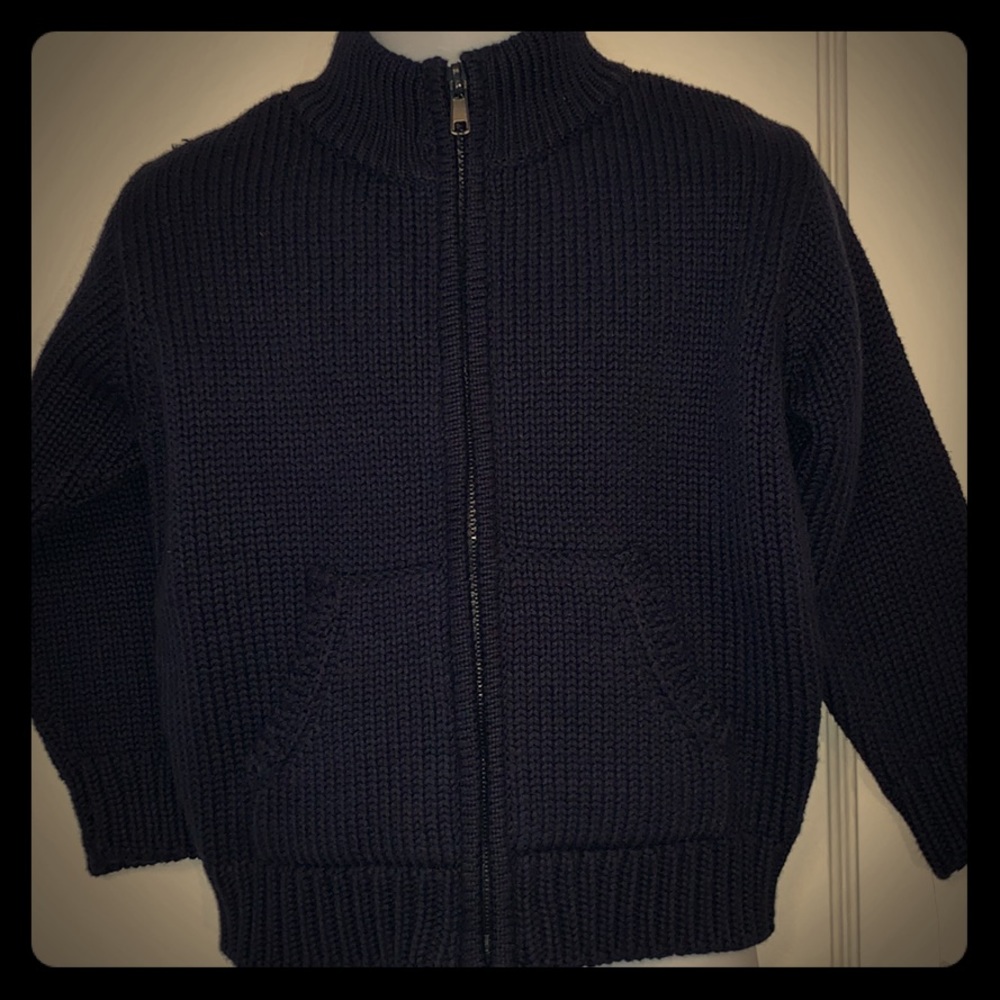 NWT Boys cotton zipper cardigan size 3T